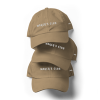 Thumbnail for Embroidered Maker's Club Dad Hat