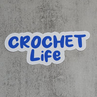 Thumbnail for Crochet Life Die-Cut Sticker Decal