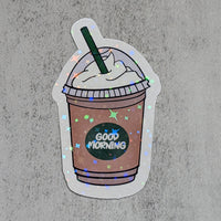 Thumbnail for Good Morning Coffee DieCut Sticker Decal