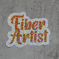 Thumbnail for Fiber Artist Die-Cut Sticker Decal