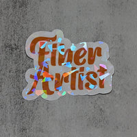 Thumbnail for Fiber Artist Die-Cut Sticker Decal