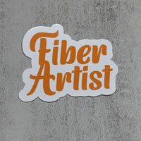 Thumbnail for Fiber Artist Die-Cut Sticker Decal