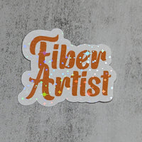 Thumbnail for Fiber Artist Die-Cut Sticker Decal